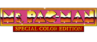 Ms. Pac-Man Special Color Edition logo for GameBoy Color